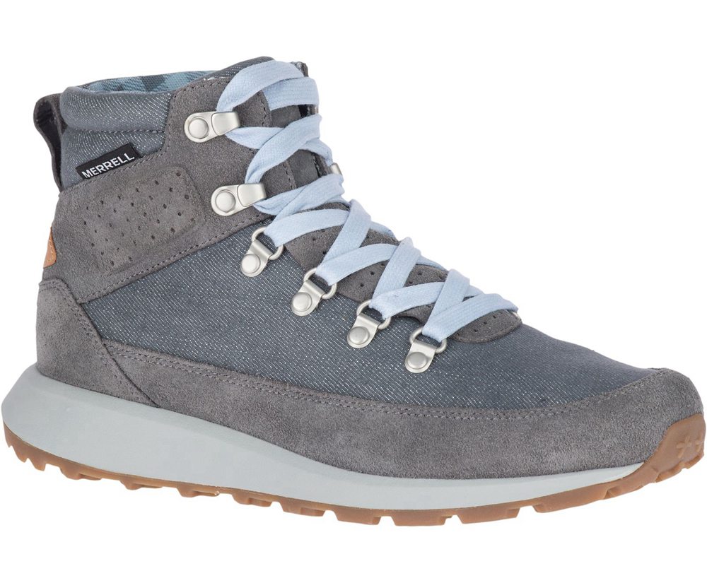 Botas Senhora - Merrell Ashford Classic Chukka - Cinzentas - DBX915063